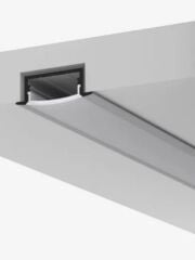 220 Volt Mutfak Dolabı Ve Tezgah Altı Sıva Altı Alçıpan Gömme Tek Sıra Led Şerit Profil Aydınlatma