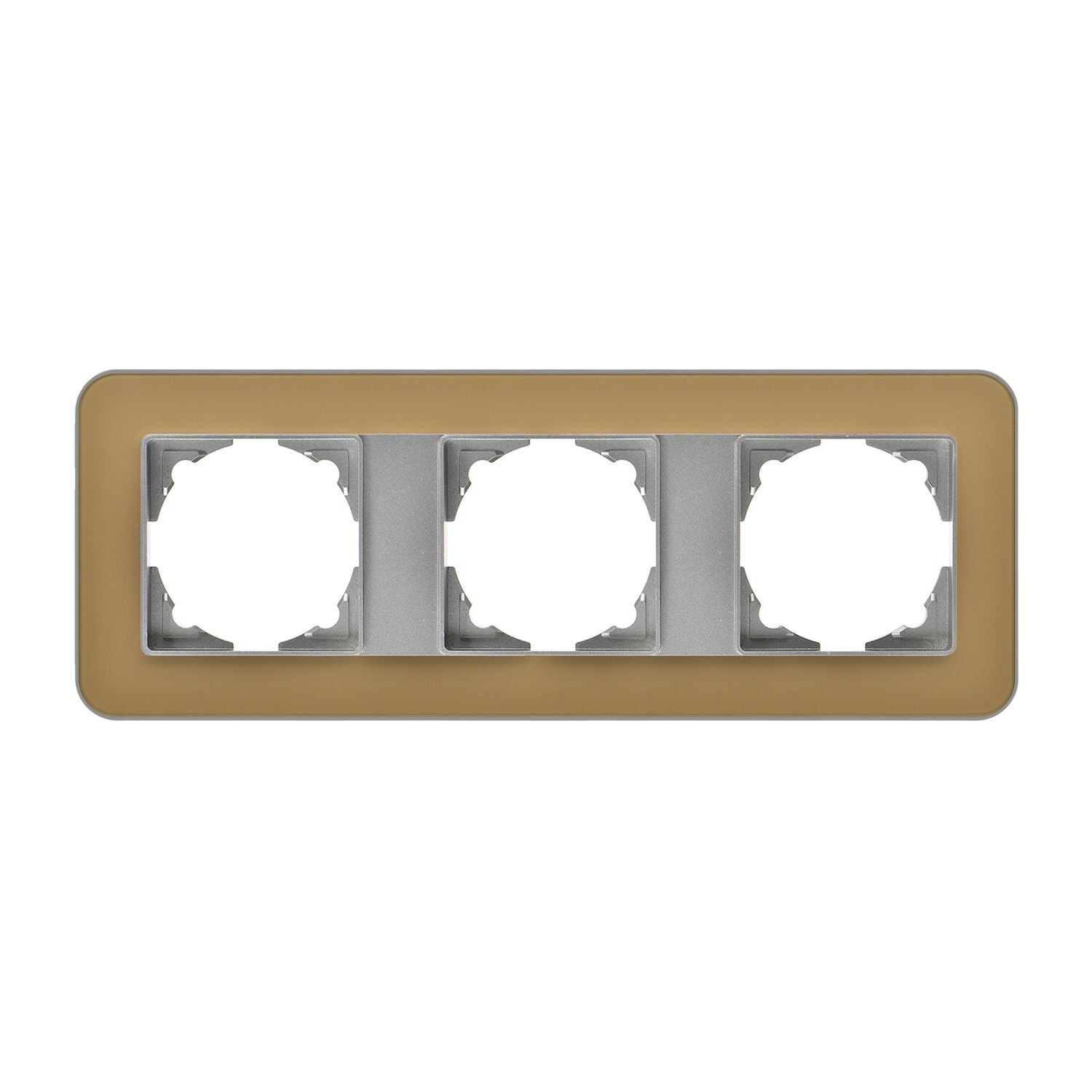 Günsan Radius Gümüş & Pearl Gold Üçlü Çerçeve