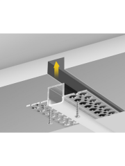 Trimless Sıva Altı 15mm Alçıpan Gömme Led Profil Ledli Işık