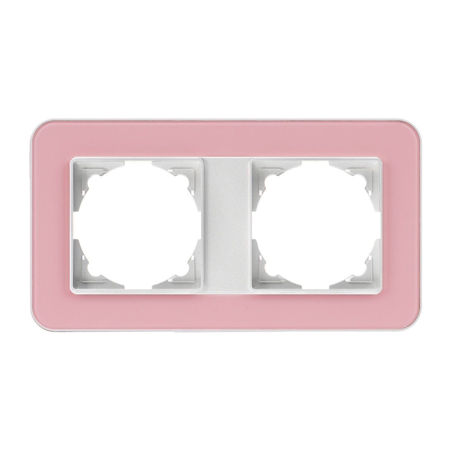 Günsan Radius Gümüş & Powdery Pink İkili Çerçeve