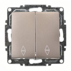 Günsan Visage Mocha Vidalı Komütatör Vavien Anahtar - 10AX 250V