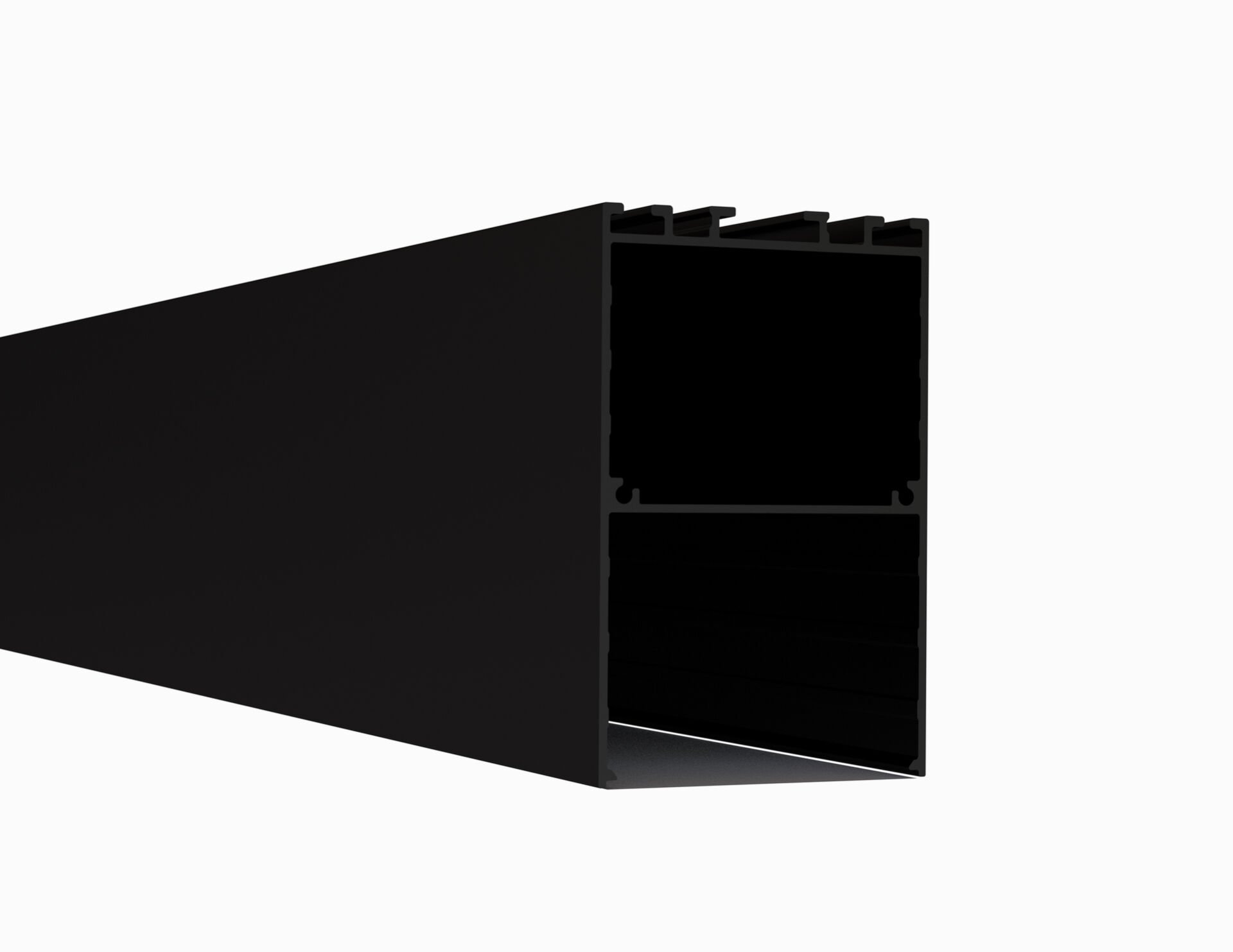 5x8 Lineer Siyah Boyalı Led Profil Boş Kasa